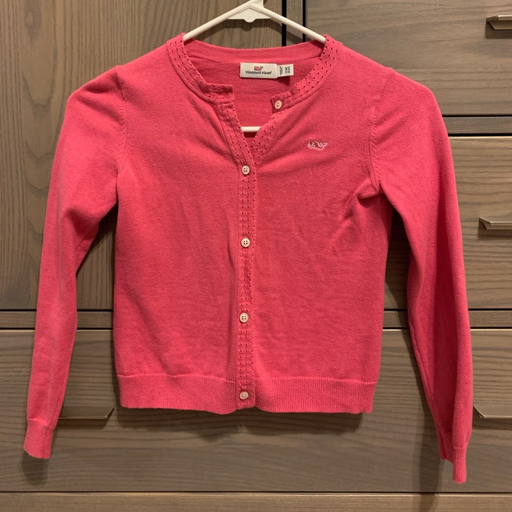 EUC Girls XS - Vineyard Vines cardigan